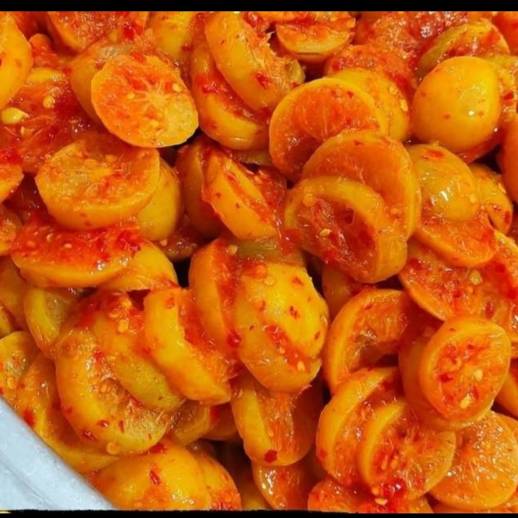 ترشی لیمو ،(تندوساده)،500 گرمی،گیلان.رشت