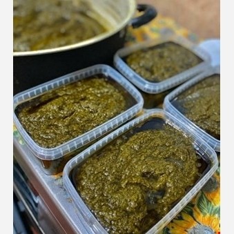سبزی ترش واش سرخ شده،500 گرمی،(باسیر،بدون سیر)گیلان.رشت