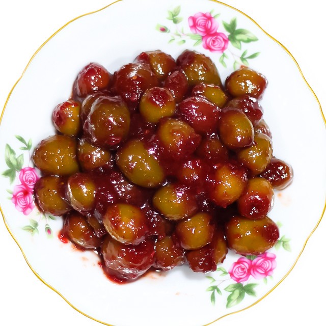 زیتون پرورده (گیلاس،آلبالو ،زردالو،الوچه)،500گیلان.رشت