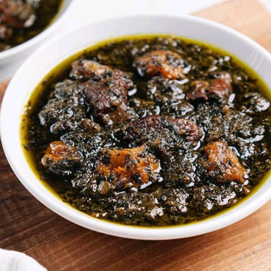 سبزی سرخ شده مخصوص خورشت آلو اسفناج،یک کیلویی، گیلان.رشت